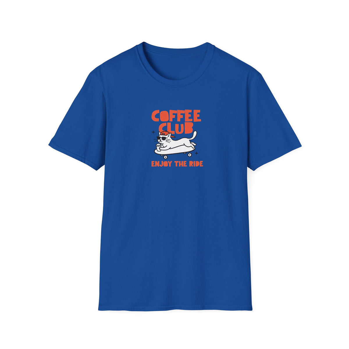 T-shirt Chat skateur Coffee Club