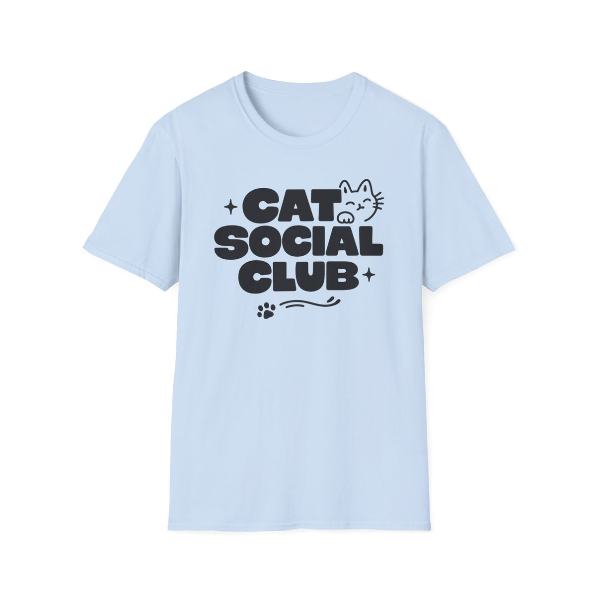 T-shirt Cat social Club graphique