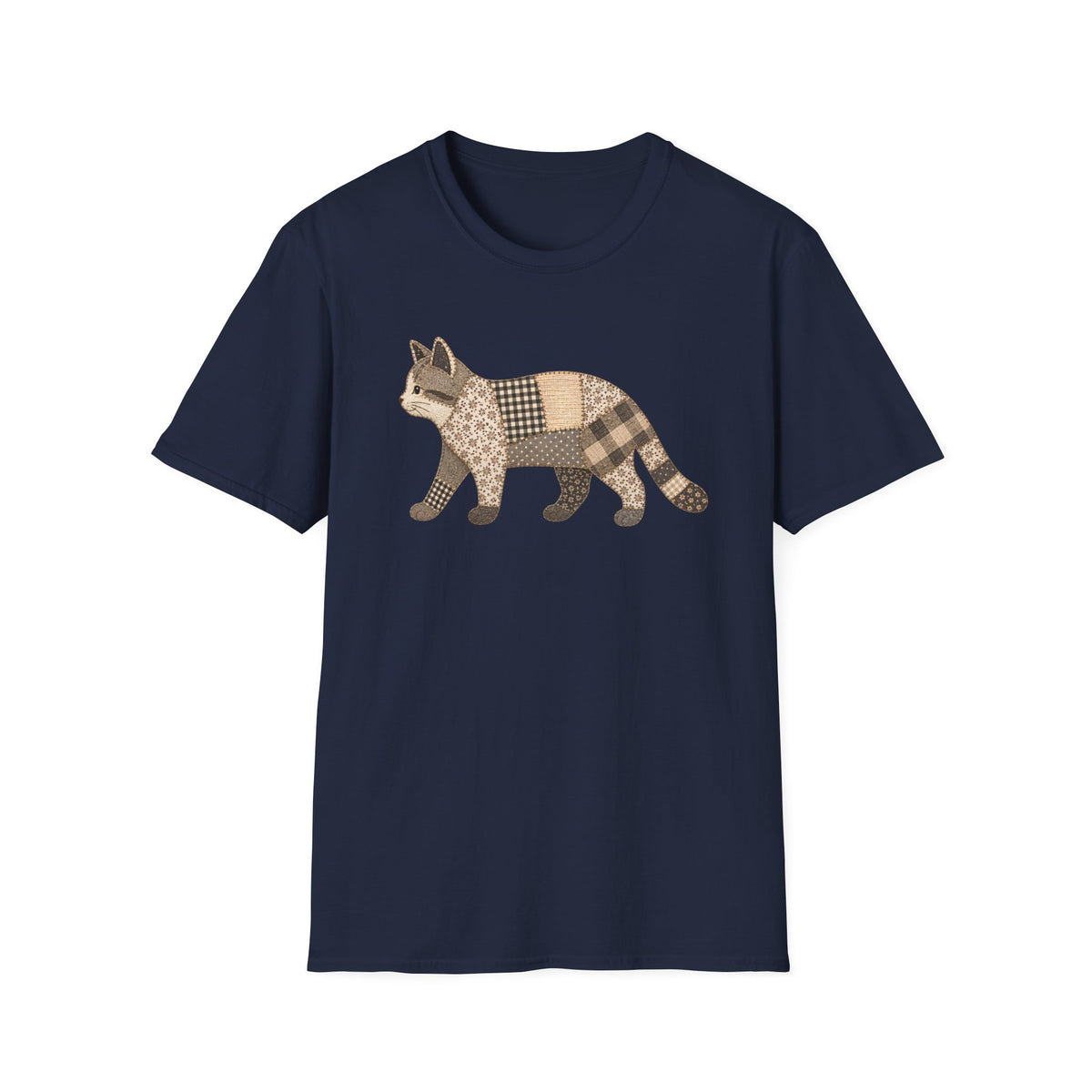 T-shirt Chat patchwork