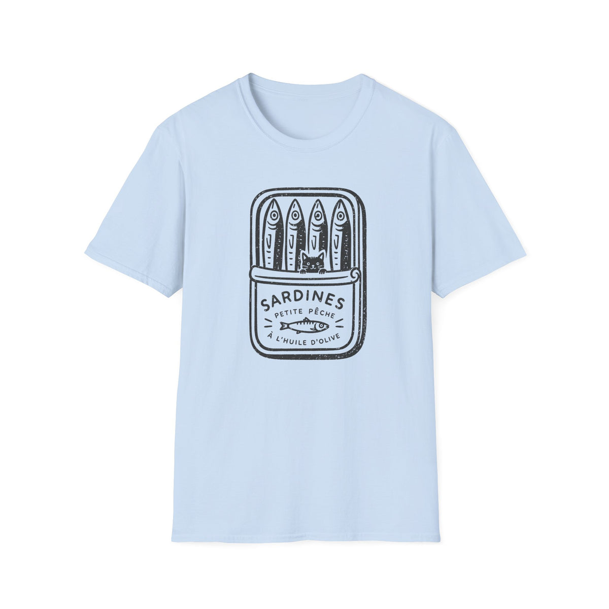 T-shirt Chats sardines vintage