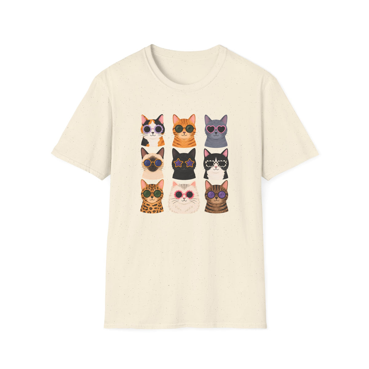 T-shirt Tribu de chats rétro