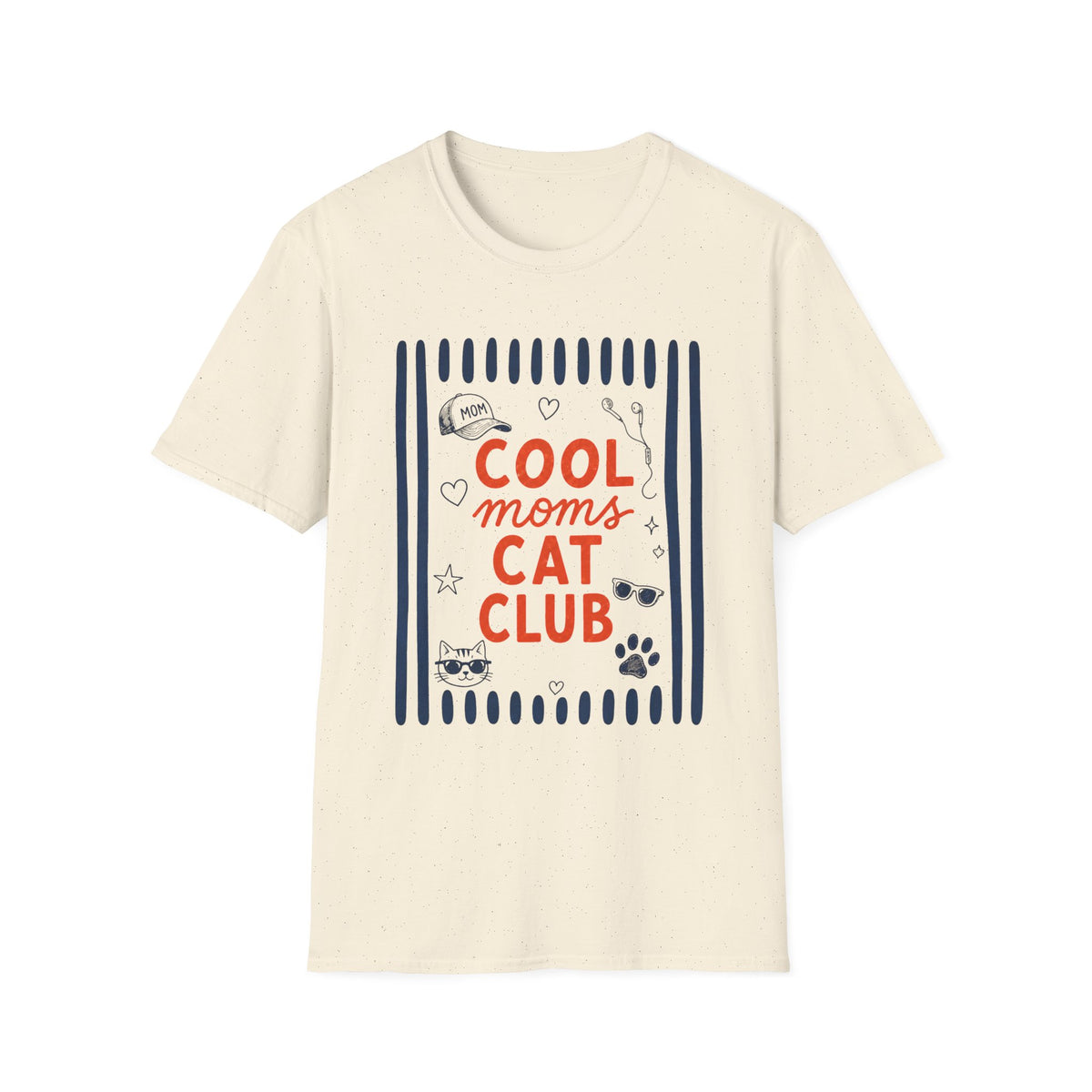 T-shirt Cool Moms Cat Club