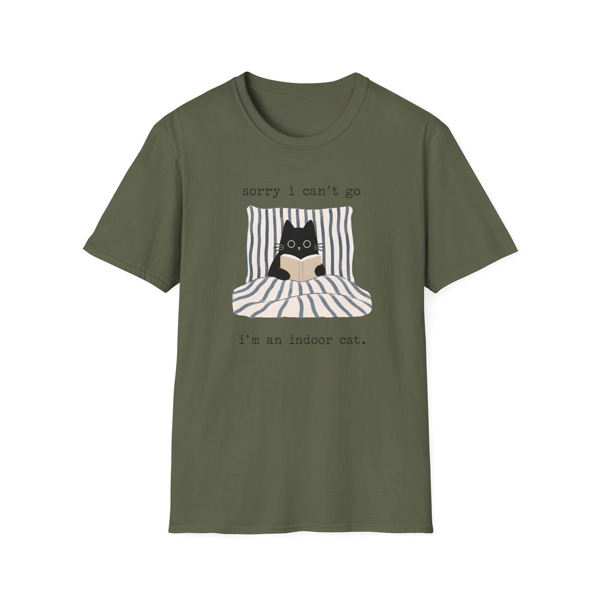 T-shirt Chat casanier