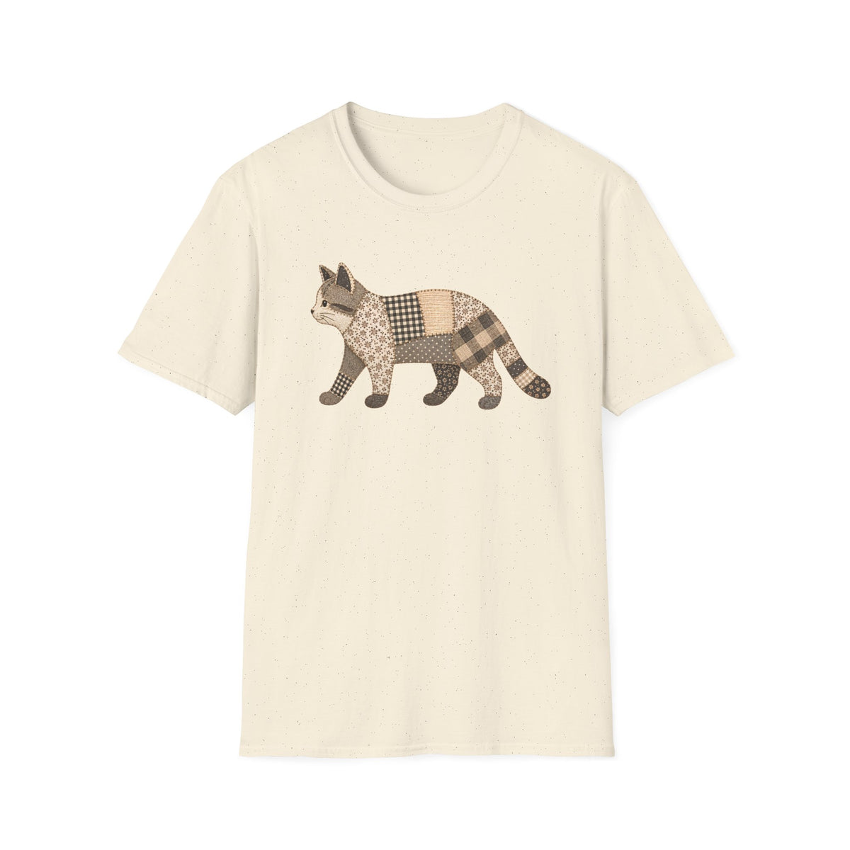 T-shirt Chat patchwork