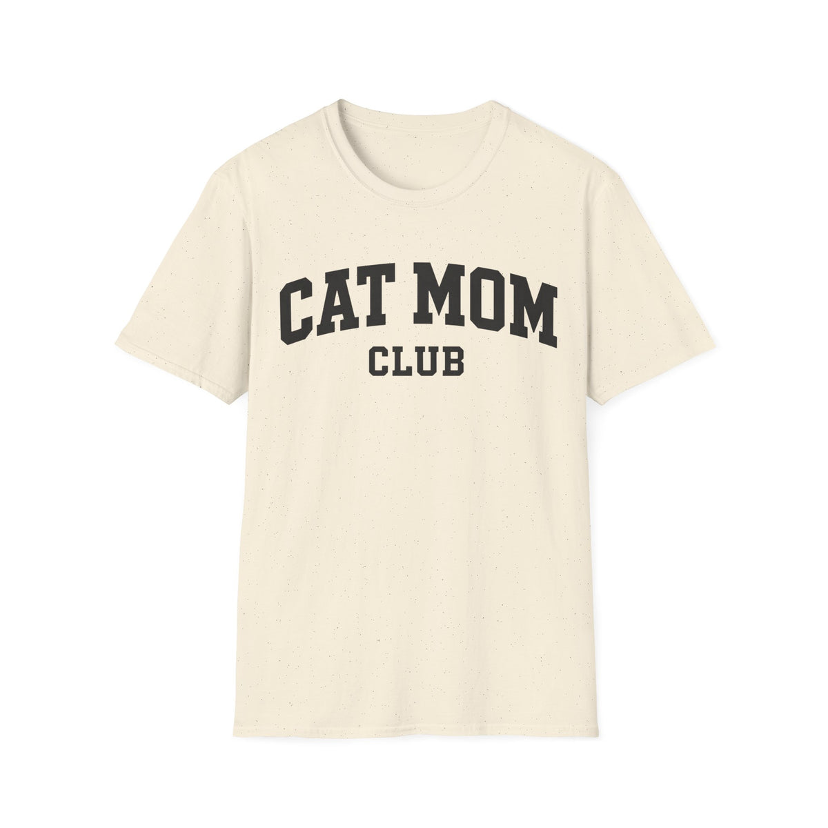 T-shirt Cat mom club varsity