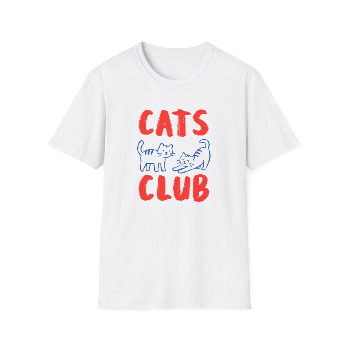 T-shirt Cats club rétro sportif