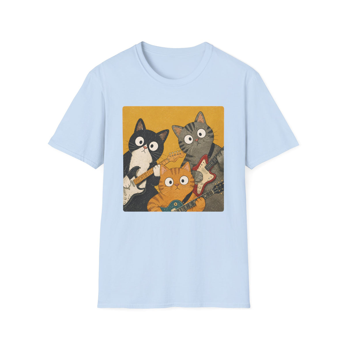 T-shirt Chats groupe de rock