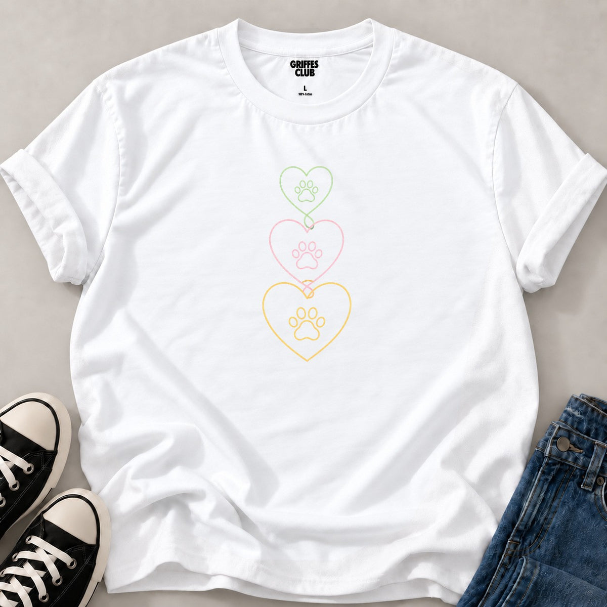 t-shirt-patte-cur-romantique — White