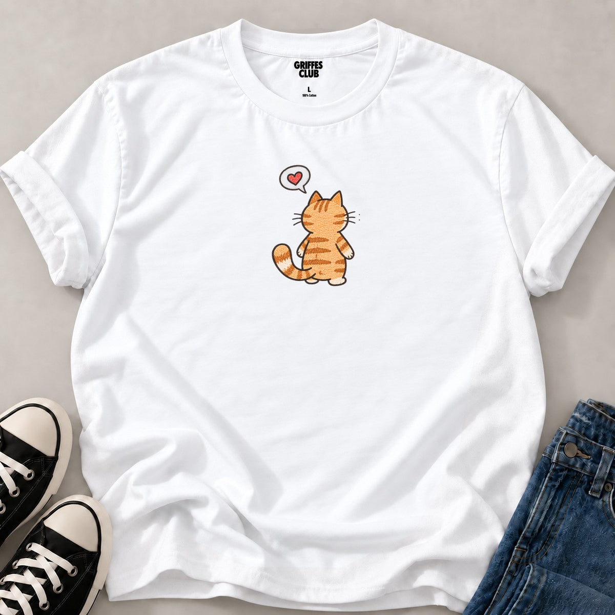 t-shirt-chats-cur-amoureux — White