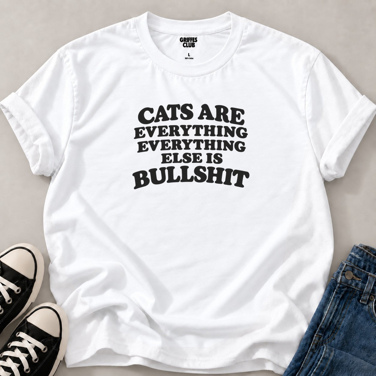 T-shirt_Les_chats_avant_tout — White